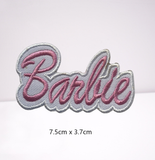 Barbie Embroidered Patch sew iron on Patches transfer girls