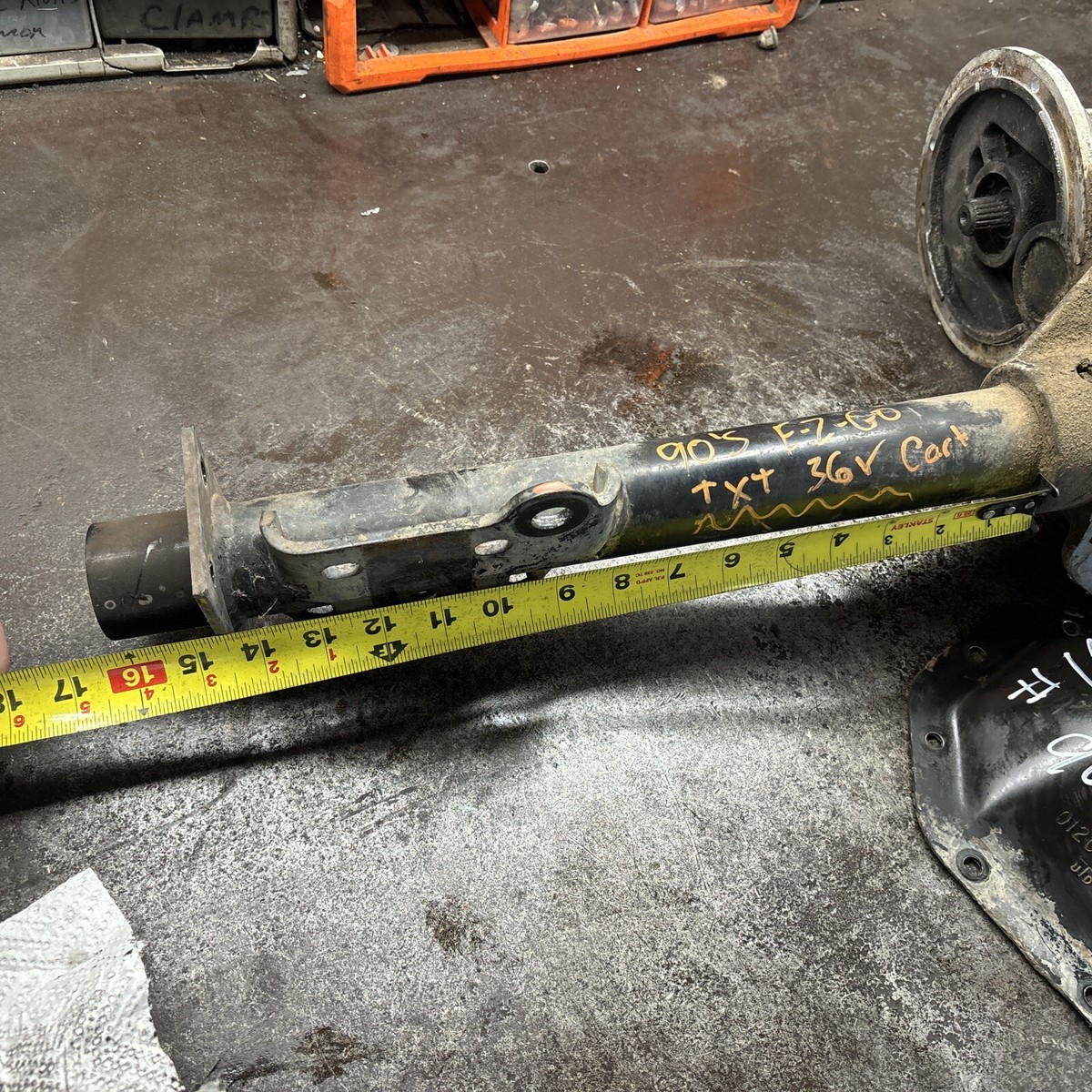 1990s E-Z-GO TXT 36V Rear End Transaxle Case Ring And Pinion