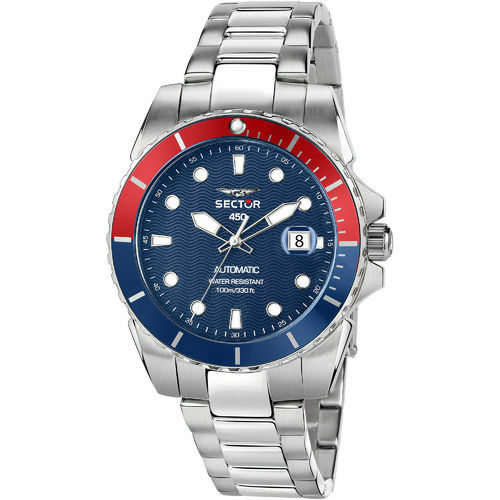 Orologio Uomo Automatico SECTOR Acciaio Pepsi Vetro Zaffiro Edizione  Limitata | eBay