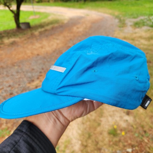Lands End Hat Adult Unisex One Size Blue Nylon Baseball Cap Hiking Camp Gorpcore - Picture 7 of 12