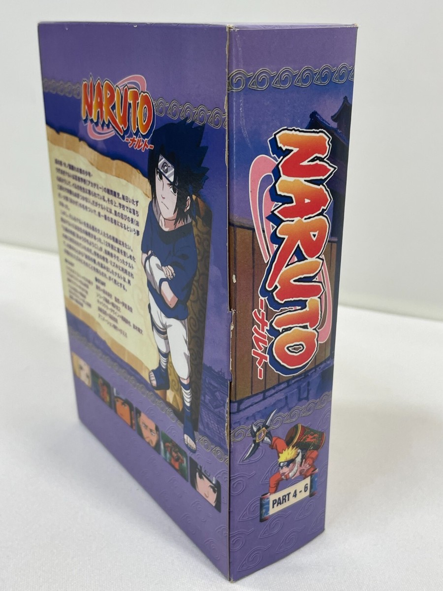 Naruto Anime Part 4-6, Ep 77-148 DVD 3-Disc Box Set JAPAN