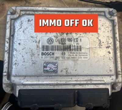 Calculateur Décodé AUDI A3 1.8 Bosch ME7.5 - Réf 06A906032DK, Remanufacturé, Occasion