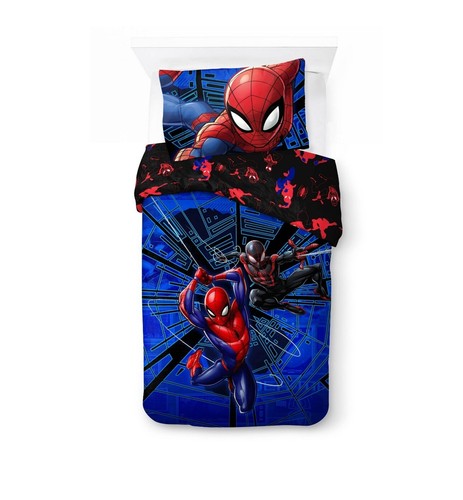 New Spider Man Kids 2-Piece Twin/Full Reversible Comforter Miles Morales Marvel