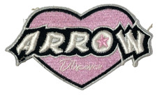 Patch Sew On Clothing Backpacks Hats Jackets PANTS HEART ARROW SYMBOL NEW A30