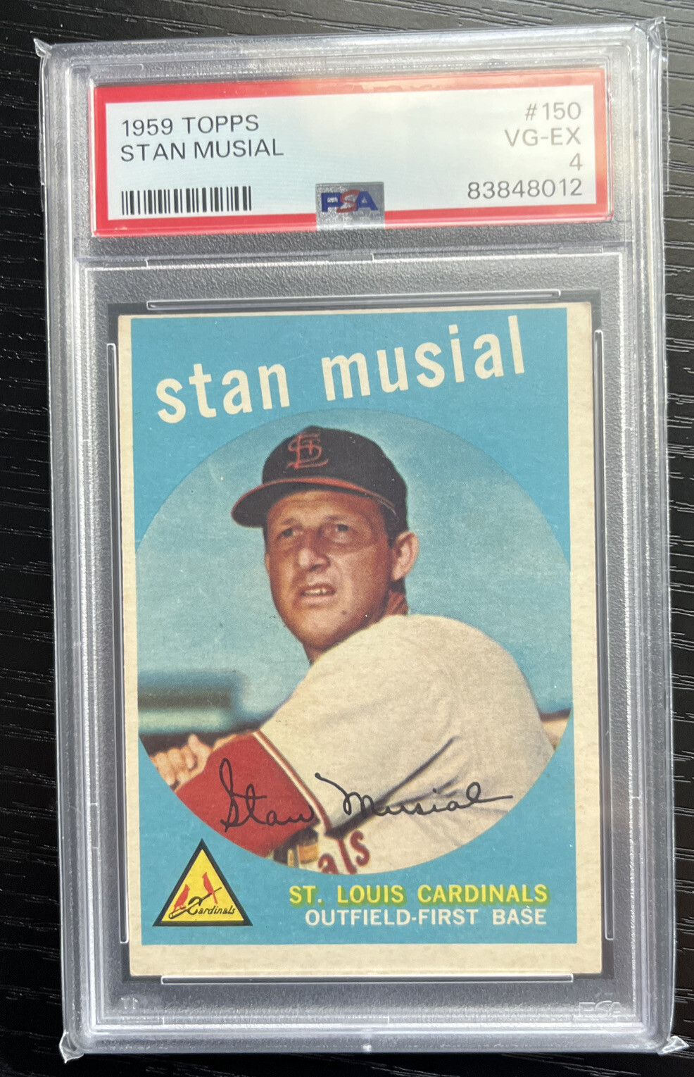 1959 Topps #150 Stan Musial PSA 4 VG-EX St. Louis Cardinals