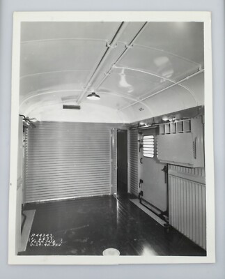 Vintage 1940 Pullman Train Car Mfg. Company Original Photograph