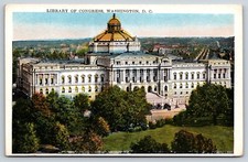Washington DC Library Of Congress Vintage Postcard