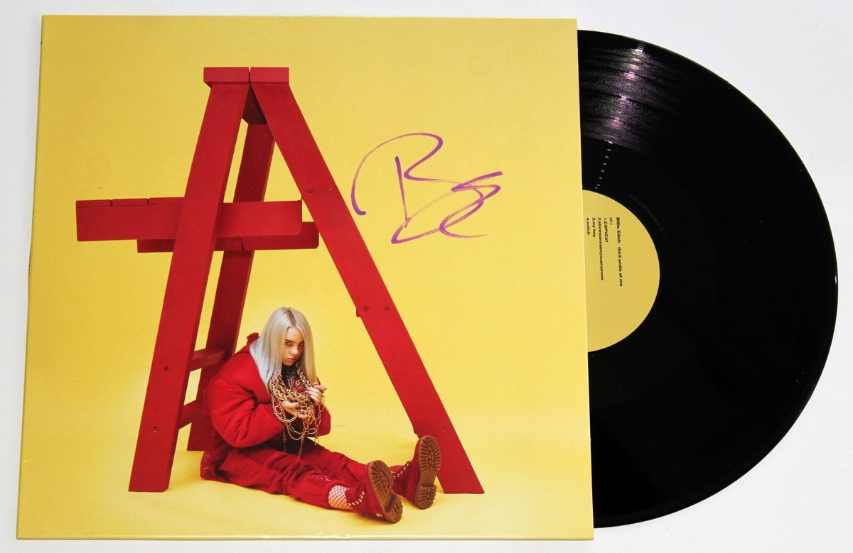 BILLIE EILISH SIGNED DON'T SMILE AT ME LP VINYL RECORD ALBUM