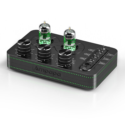 Ampapa A1 HIFI 5654 Tube Phono Stage for Turntables Stereo Audio Preamp Home Amp