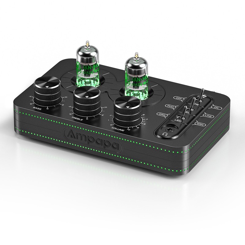 HiFi Stereo 5654 Valve Tube Preamp Phono Stage Preamp for Turntable Desktop Amp
