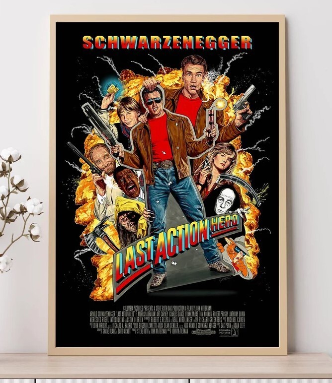 Last action hero--Movie Poster, Art Prints, Home Decor,Wall Art