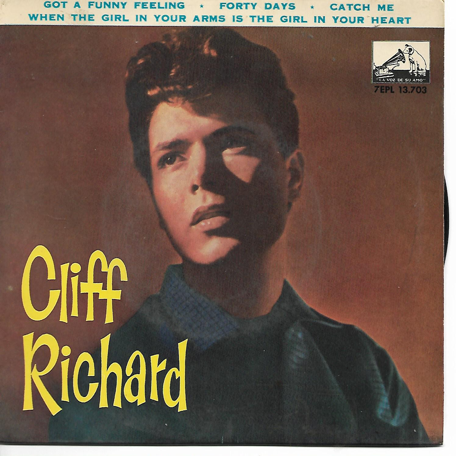 CLIFF RICHARD & THE SHADOWS EP Spain 1962 Got a funny feeling +3