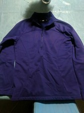 Under Armour Coldgear Womens Small purple Long Sleeve 1/4 Zip Sweatshirt bin8