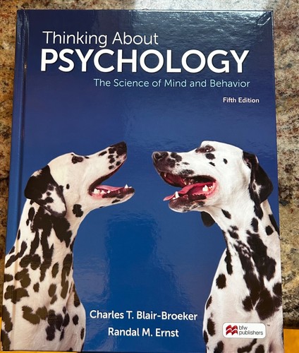 Thinking About Psychology The Science Of Mind And Behavior Fifth Edition NEW - 第 1/1 張圖片
