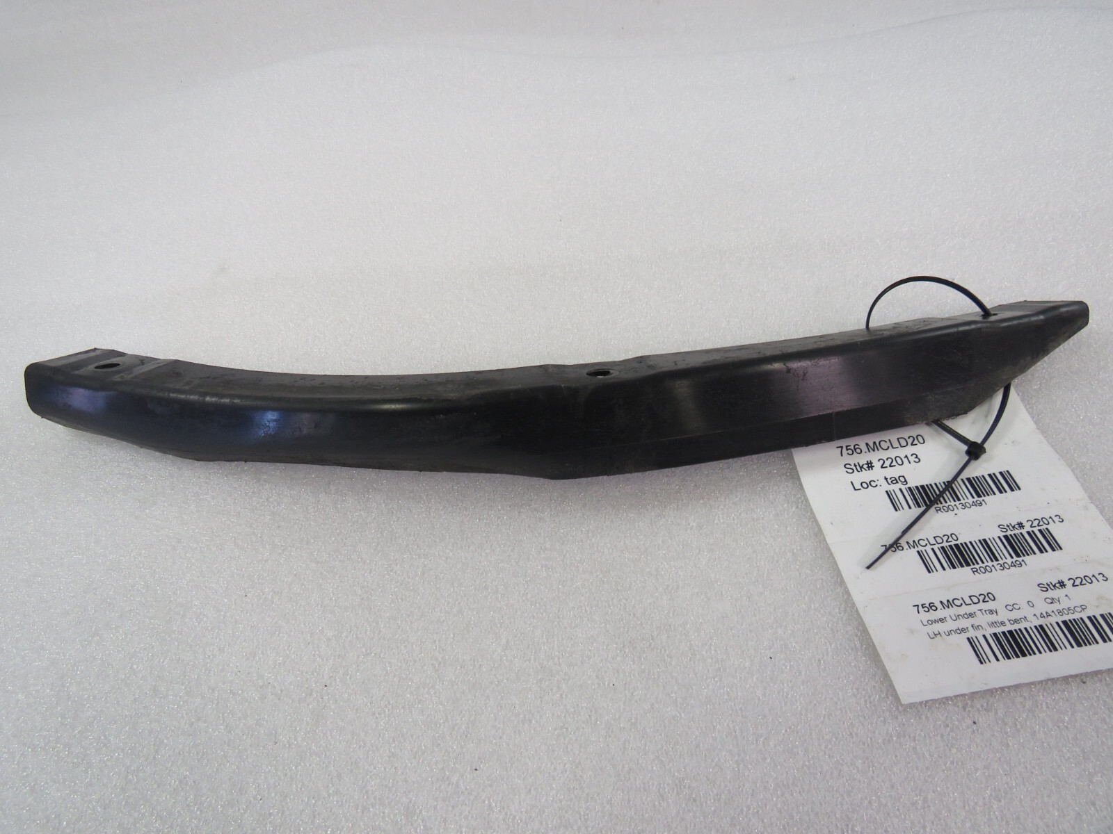 Mclaren 720S, LH, Left, Under Fin, Little Bent, Used, P/N 14A1805CP