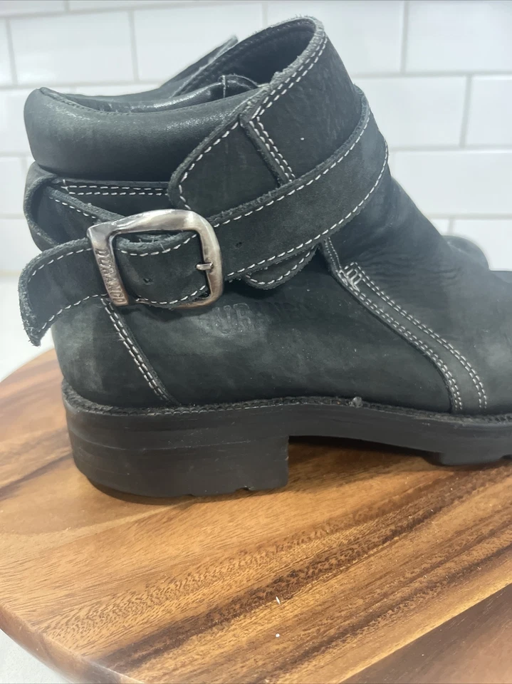 Botas de gamuza negras Durango para hombre talla 10D correa con hebilla Foto 3 de 4