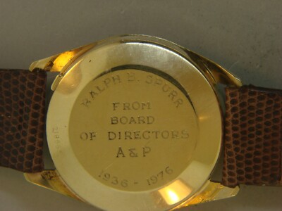 Vintage 1971 IWC Schaffhausen 18K Gold Automatic 23J Swiss Watch