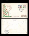 New Year's Greeting,Zodiac,Sheep,Animal,Korea 1966 FDC,Cover to Japan,Arrival Po
