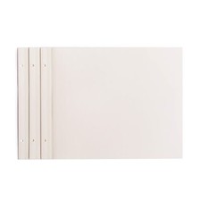Kolo Refill Pages for Newport 11x14 Scrapbook, White Newport 11x14 White