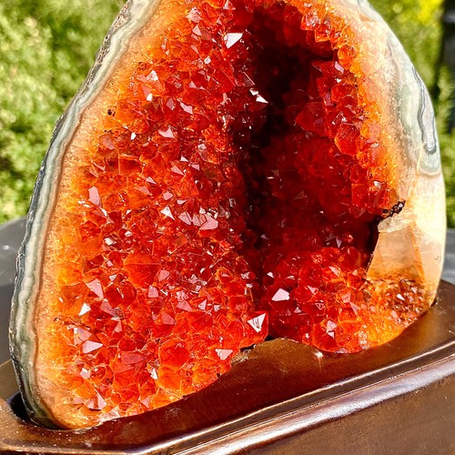 1.98LB Superb Yellow Citrine Crystal Cave Decor Stone Cathedral Geode Specimen - 第 12/14 張圖片