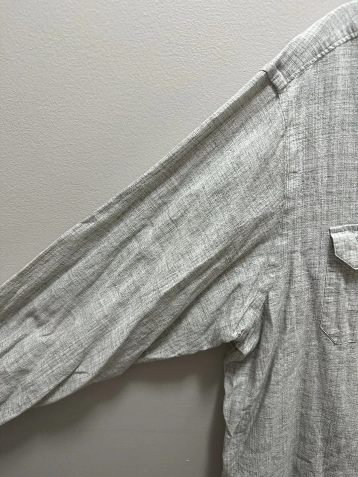 Camisa de manga larga Hart Schaffner Marx mezcla de algodón y lino talla XL Foto 2 de 4