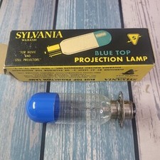 Sylvania Wabash CHG/CET Blue Top Projection Lamp NEW 1960's or so  Box Damage 