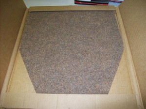 Wizkid Antimicrobial Floor Mat Urinal 17 X 20 1 2 Brown