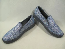 VIONIC Avery Pro Sneakers Women Sz 10 Blue Metallic Slip on Shoes Slip Resistant