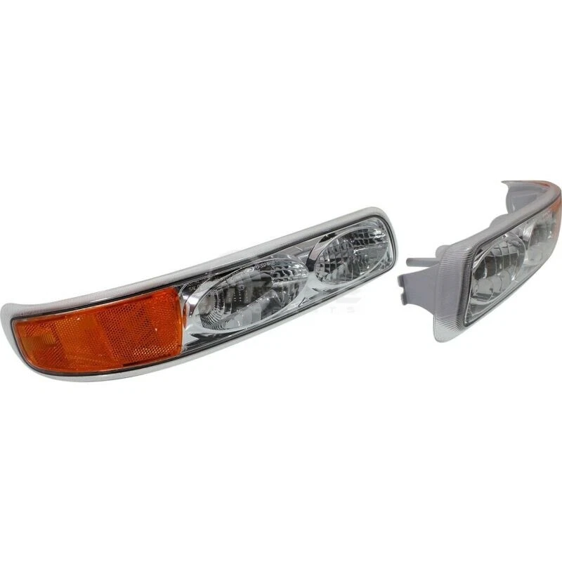 全新 左右 公园灯 适合雪佛兰 Suburban 1500 2000 - 2006 GM2522126 — 第 3/4 张图片