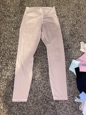 brand new without tags long pink nice leggings size small to size medium