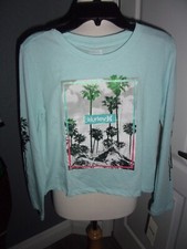 Hurley Girl's Long Sleeve T-Shirt Size L