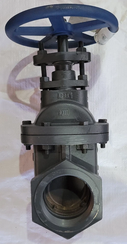 NIBCO 4" T-619 CLASS 125 NON-RISING STEM CAST IRON THREADED GATE VALVE NLAC00H - Image 3 of 4