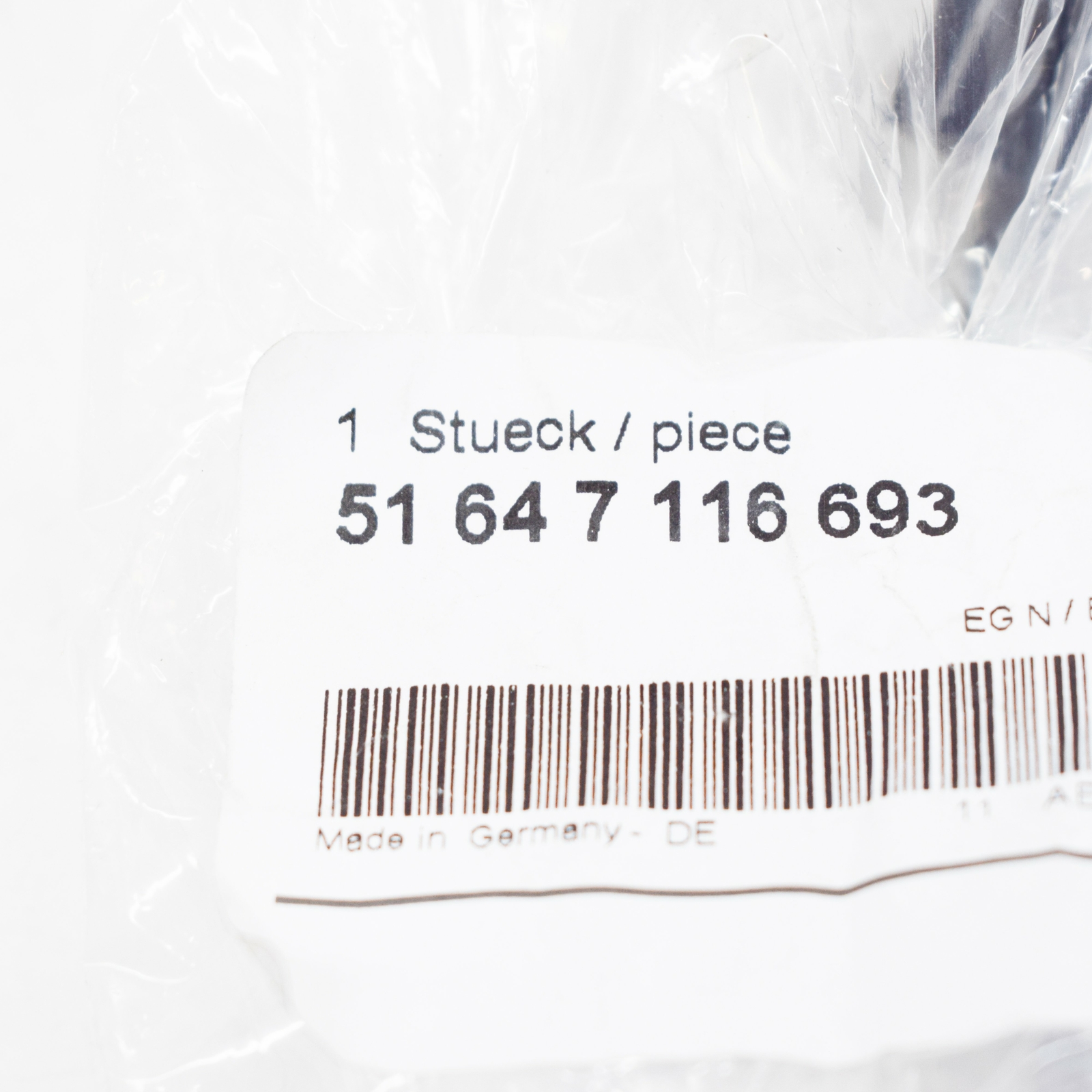 NEU BMW 3 E90 MOTORHAUBENRASTSTREBE 7116693 51647116693 ORIGINAL  