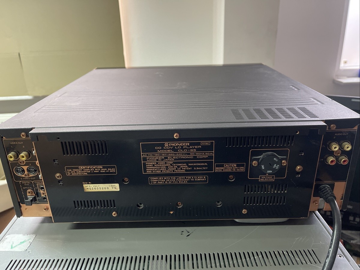 PIONEER CLD-95 NTSC ELITE Laserdisc Player - Spielt nur CD ab