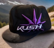 NEW KUSH Snapback Rasta Baseball Hat Purple Black Cap