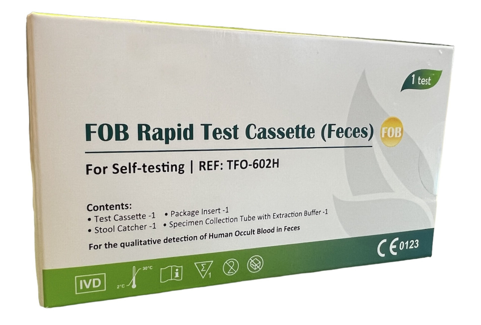 Bowel Colon Cancer Test Kit Faecal Occult Blood (FOB) Test Ulcers