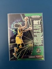2021 Panini Prizm WNBA Get Hyped Green #10 Candace Parker