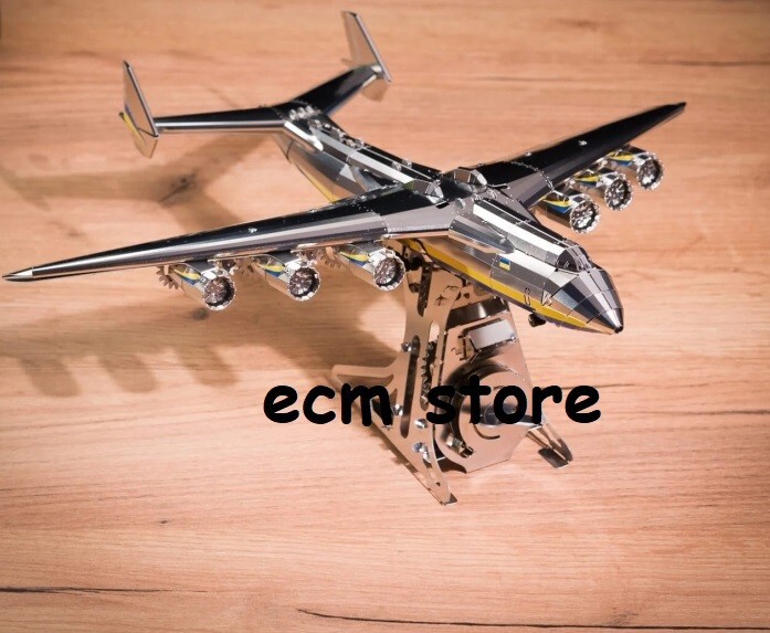 Maquette Avion Cargo AN-225 Mriya Metal Time Jeu de Construction Métallique