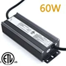 Weanas 60W LED Power Supply Driver Transformer Adapter ETL Listed IP66 Waterproo