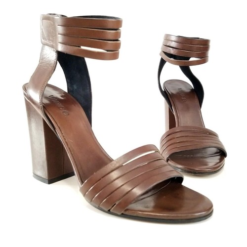 VINCE Lara Huarache Sandals Brown 