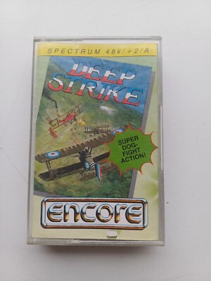 Retro Deep Strike Encore ZX Spectrum Game Cassette Tape