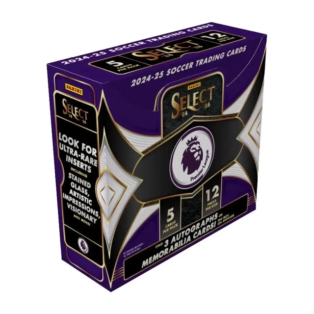 2024-25 Panini Select English Premier League Soccer Hobby Box NEW