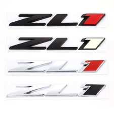 1X NEW metal ZL1 trunk Badge Emblem Rear Hood Nameplate Sticker For Chevy CAMARO