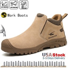 Indestructible Safety Work Shoes Composite Toe Work Boots Mens Welding Shoes