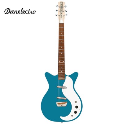 ギター Danelectro STOCK '59 AQUAMARINE Danelectro Stock 59 Aquamarine Electric Guitar - for sale online