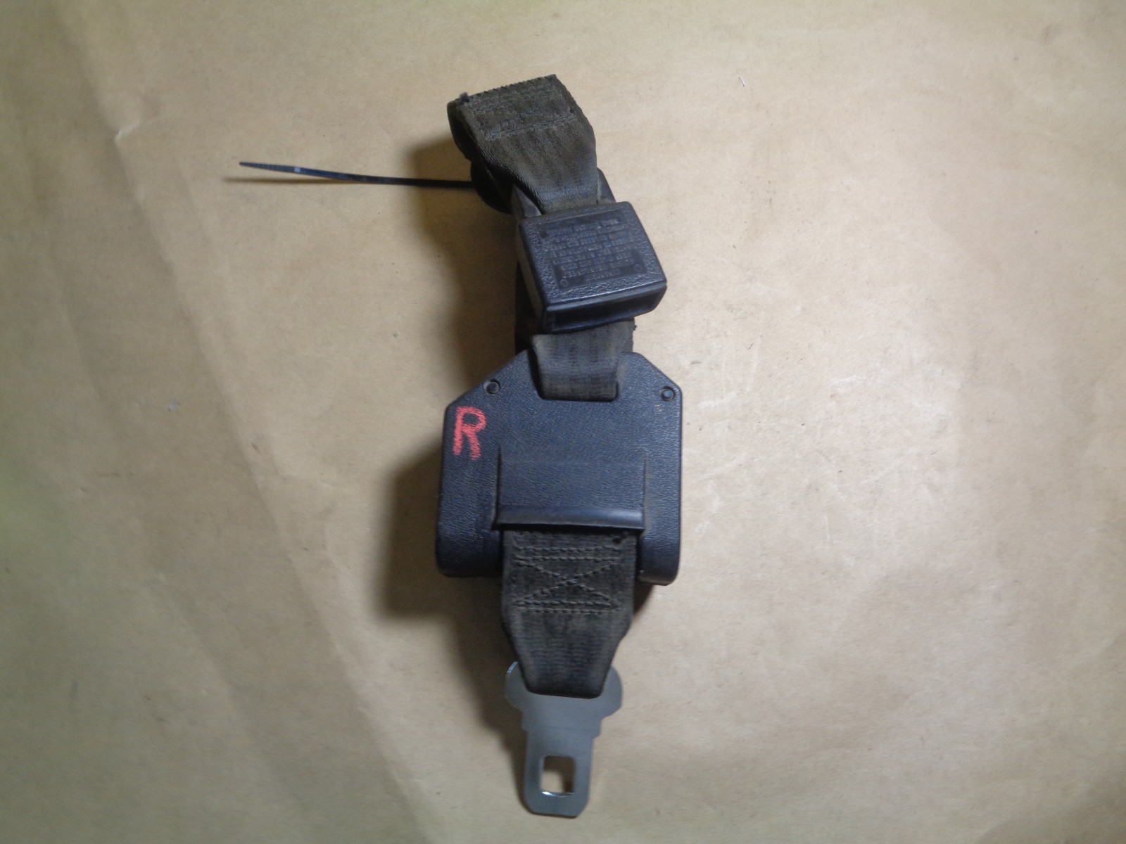 Ferrari Mondial...Rh Rear Seat Belt...Part# 61245500