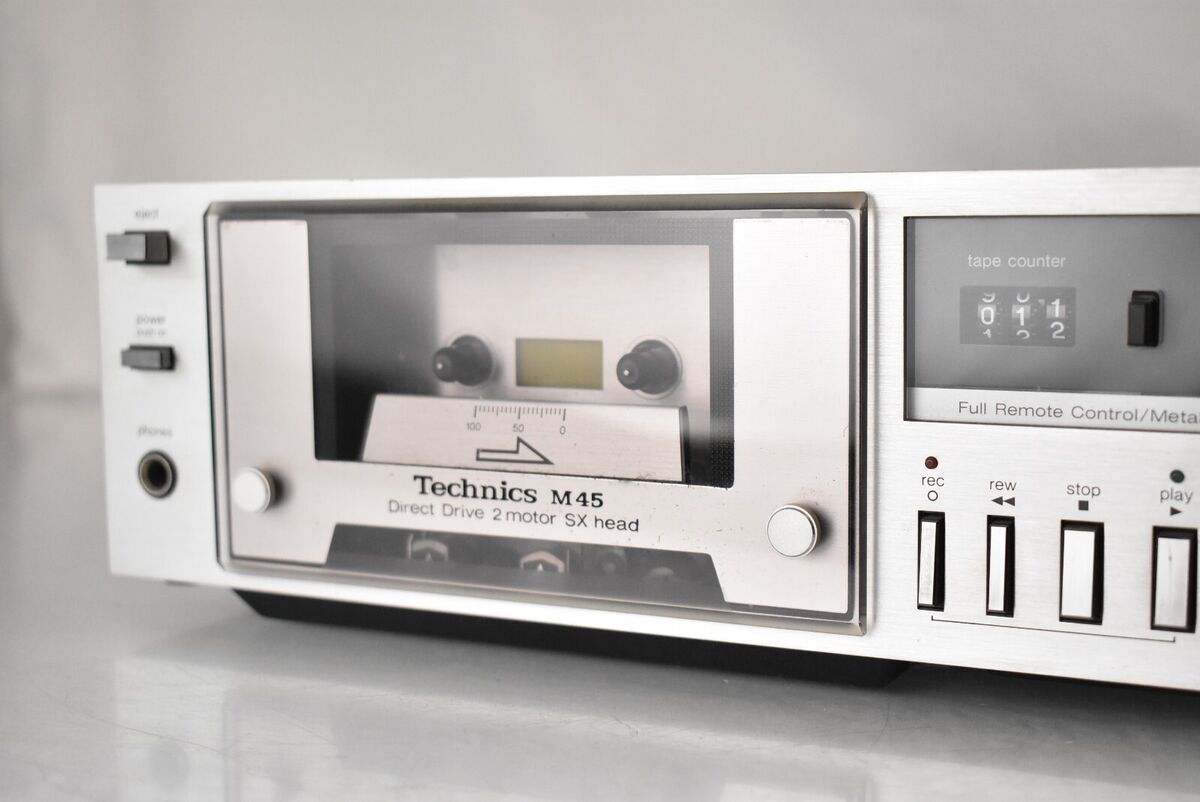 Vintage Technics RS-M45 Direct Drive Cassette Deck -Tested Vintage Technics RS-M45 Direct Drive Cassette Deck -Tested
