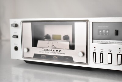 Vintage Technics RS-M45 Direct Drive Cassette Deck -Tested Vintage Technics RS-M45 Direct Drive Cassette Deck -Tested