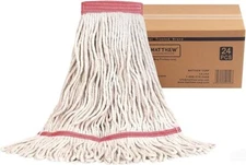 Cotton Mop Head Replacement Heavy Duty Long-end Commercial Industrial Easy Wring