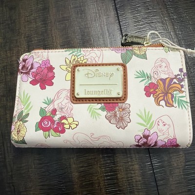 Loungefly Disney Princess Floral Faux Leather Wallet